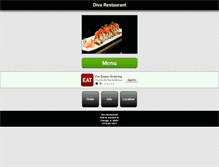Tablet Screenshot of diva-restaurant.com